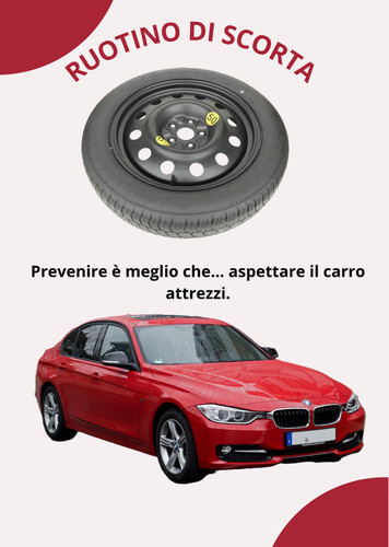 Ruotino scorta per bmw - 17",